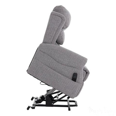 The Luxembourg - Dual Motor Riser Rec liner Mobility Chair - Cha Cha Dove Fabric Morris Living - image 7