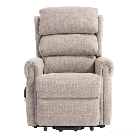 The Luxembourg - Dual Motor Riser Rec liner Mobility Chair in Cha Cha Oat Fabric Morris Living - image 2