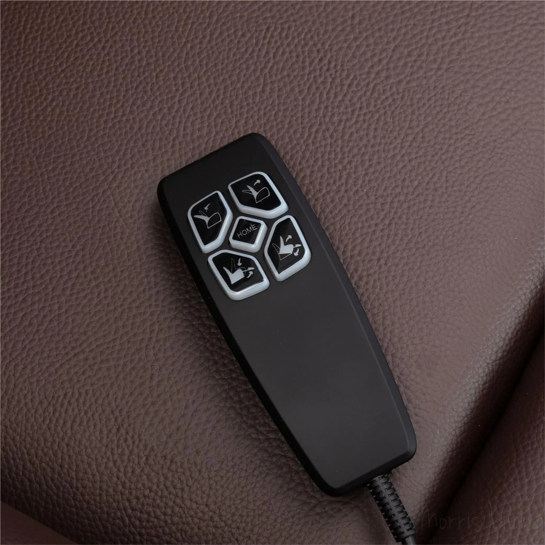The Perth - Dual Motor Riser Recliner Mobility Chair in Brown Plush Faux Leather Morris Living