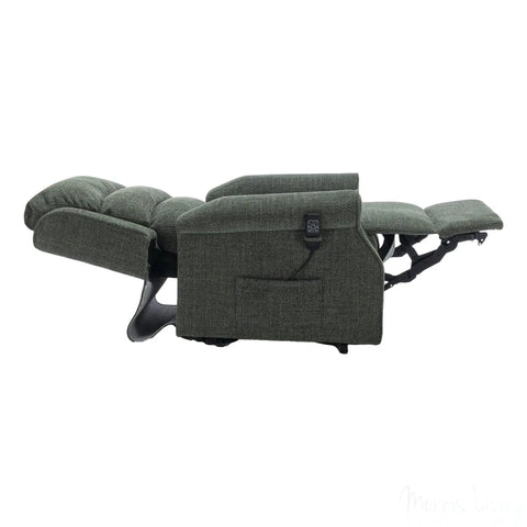 The Perth - Dual Motor Riser Recliner Mobility Chair in Fern Green Fabric Morris Living - image 5