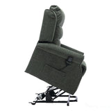 The Perth - Dual Motor Riser Recliner Mobility Chair in Fern Green Fabric Morris Living - thumbnail 7