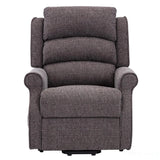 The Perth - Dual Motor Riser Recliner Mobility Chair in Lisbon Grey Fabric Morris Living - thumbnail 2