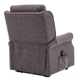 The Perth - Dual Motor Riser Recliner Mobility Chair in Lisbon Grey Fabric Morris Living - thumbnail 4