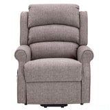 The Perth - Dual Motor Riser Recliner Mobility Chair in Lisbon Mocha Fabric Morris Living - thumbnail 2