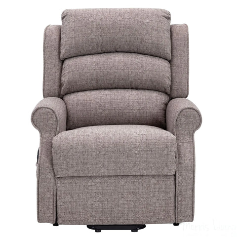 The Perth - Dual Motor Riser Recliner Mobility Chair in Lisbon Mocha Fabric Morris Living - image 2