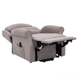 The Perth - Dual Motor Riser Recliner Mobility Chair in Lisbon Mocha Fabric Morris Living - thumbnail 8