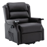 The Warminster Dual Motor Riser Recliner Mobility Chair in Brown Leather Clearance Morris Living