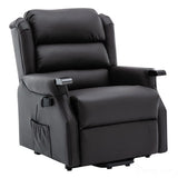 The Warminster Dual Motor Riser Recliner Mobility Chair in Brown Leather Morris Living - thumbnail 1
