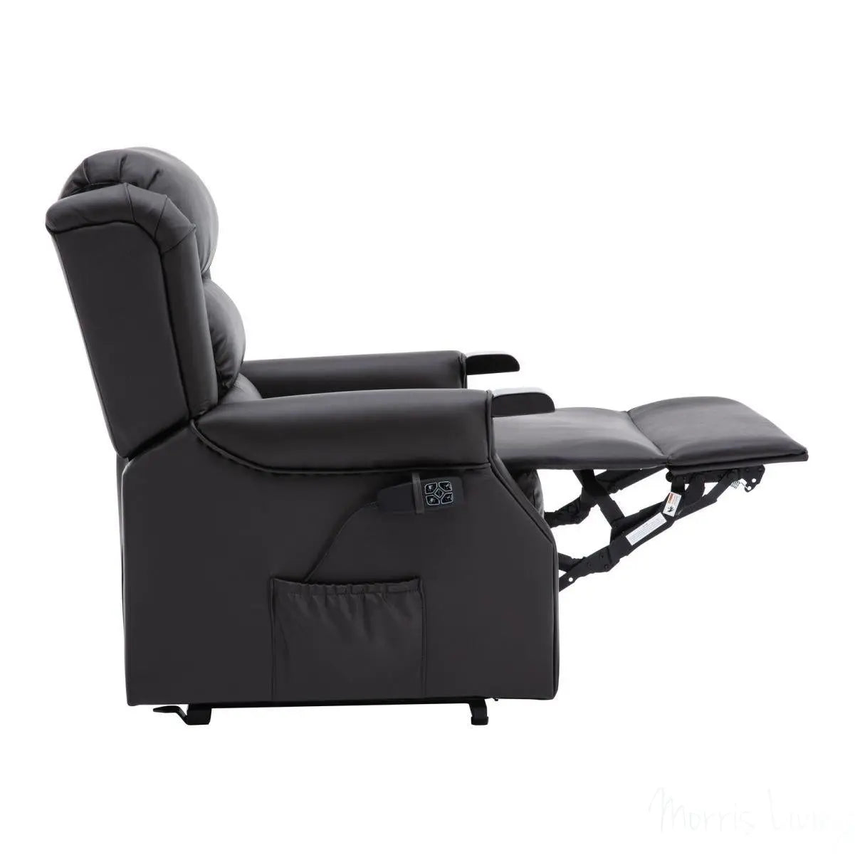 The Warminster Dual Motor Riser Recliner Mobility Chair in Brown Leather Morris Living