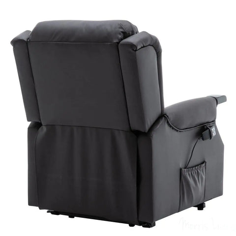 The Warminster Dual Motor Riser Recliner Mobility Chair in Brown Leather Morris Living - image 5