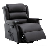 The Warminster Dual Motor Riser Recliner Mobility Chair in Brown Leather Morris Living - thumbnail 9