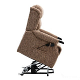 The Warminster Dual Motor Riser Recliner Mobility Chair in Cocoa Fabric - Refurbished Morris Living