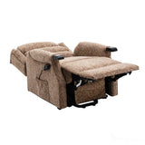 The Warminster Dual Motor Riser Recliner Mobility Chair in Cocoa Fabric - Refurbished Morris Living
