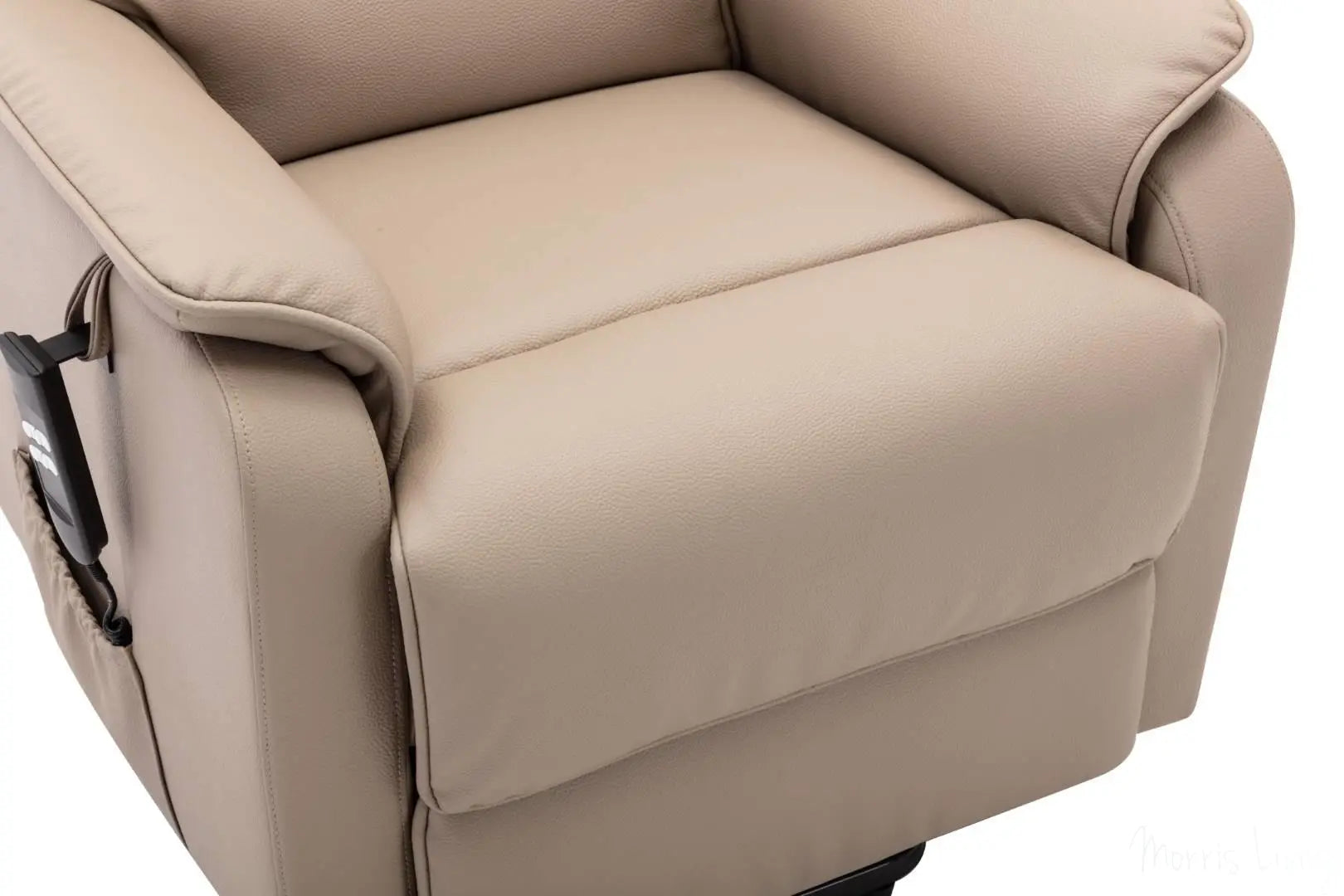 Valencia Dual Motor Riser Recliner Mobility Lift Chair in Pebble Plush - Refurbished GFA