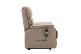 Valencia Dual Motor Riser Recliner Mobility Lift Chair in Pebble Plush - Refurbished GFA