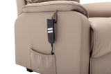 Valencia Dual Motor Riser Recliner Mobility Lift Chair in Pebble Plush - Refurbished GFA