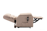 Valencia Dual Motor Riser Recliner Mobility Lift Chair in Wheat Fabric - Clearance Sale GFA