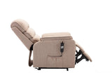 Valencia Dual Motor Riser Recliner Mobility Lift Chair in Wheat Fabric - Clearance Sale GFA