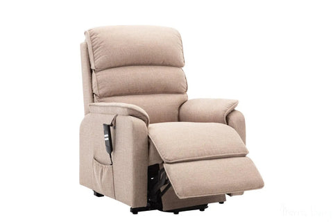 Valencia Dual Motor Riser Recliner Mobility Lift Chair in Wheat Fabric GFA - image 3