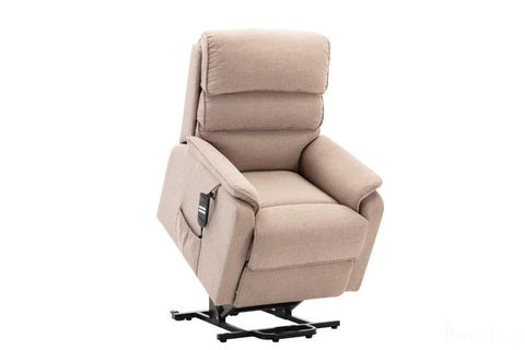 Valencia Dual Motor Riser Recliner Mobility Lift Chair in Wheat Fabric GFA - image 4