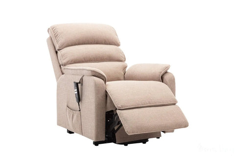 Valencia Dual Motor Riser Recliner Mobility Lift Chair in Wheat Fabric GFA - image 5