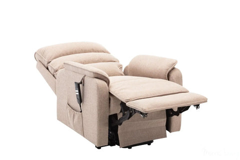 Valencia Dual Motor Riser Recliner Mobility Lift Chair in Wheat Fabric GFA - image 7