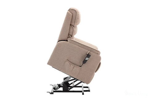 Valencia Dual Motor Riser Recliner Mobility Lift Chair in Wheat Fabric GFA - image 9