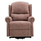Winchester Dual Motor Riser Recliner Mobility Chair in Mink Brushstroke Fabric Morris Living - thumbnail 2