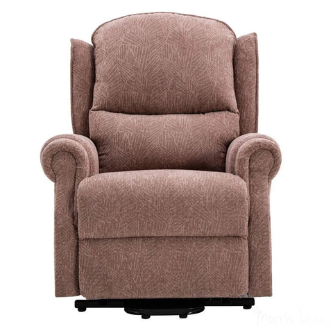 Winchester Dual Motor Riser Recliner Mobility Chair in Mink Brushstroke Fabric Morris Living - image 2