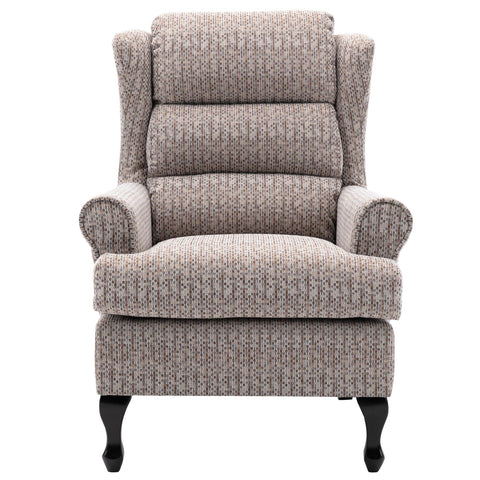 Hamilton Fireside Chair in Wheat Fabric - 20.5" Height - Orthopedic Chair - Refurbished - image 2