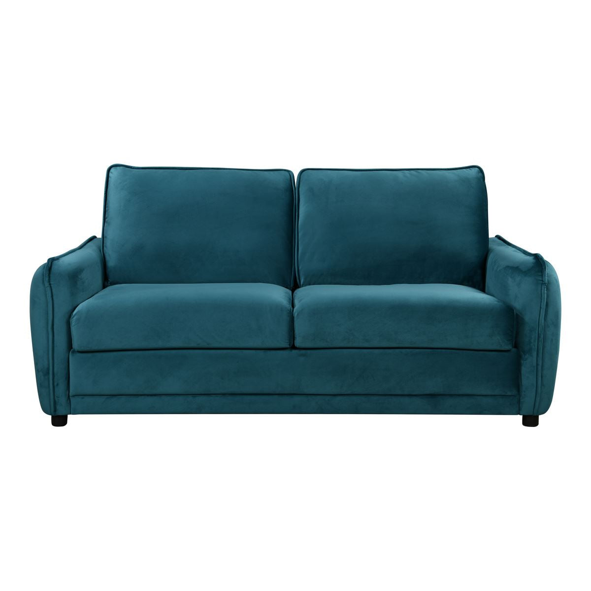 Titan 2 Seater Sofa Bed in Ocean Blue Fabric - alternate product image