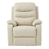 Brampton Riser Recliner Mobility Chair in Mushroom Plush Faux Leather - thumbnail 2