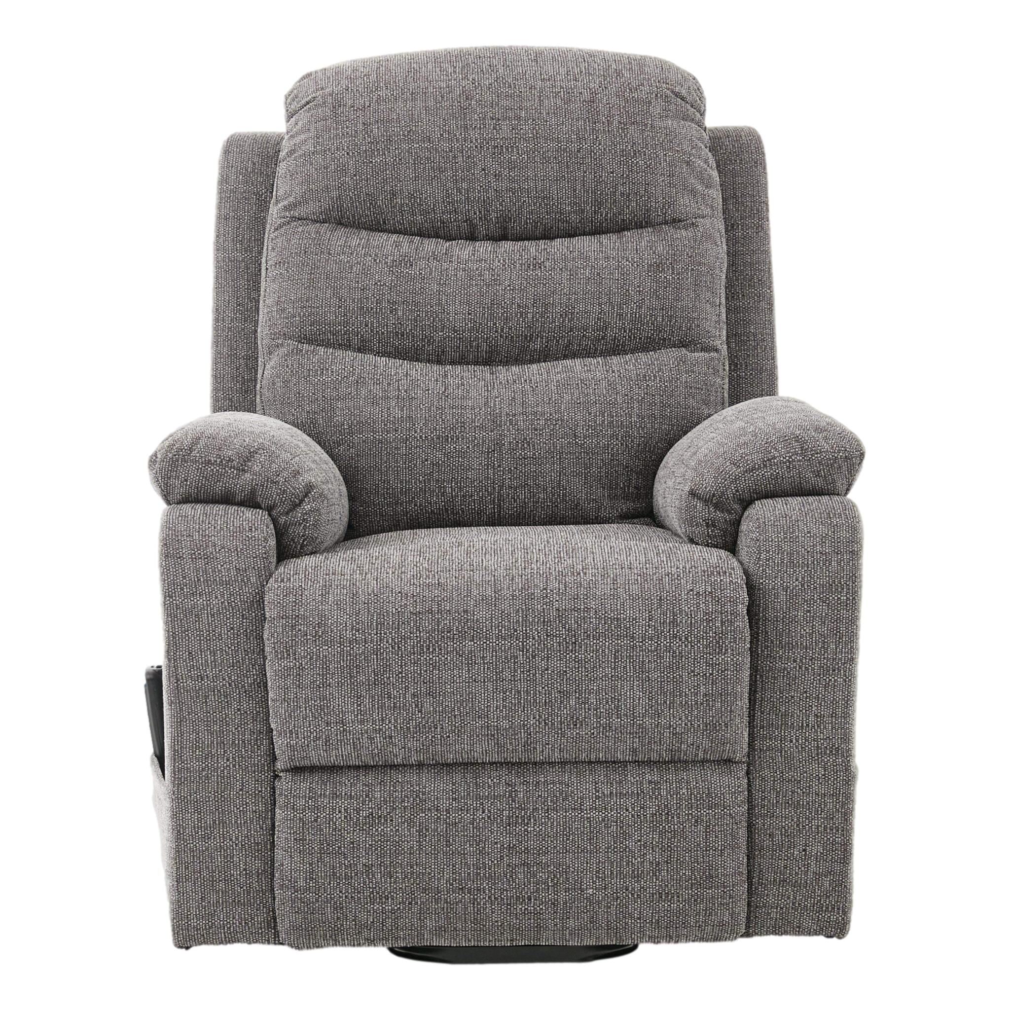 Brampton Riser Recliner Mobility Chair in Lisbon Grey Fabric - alternate product image