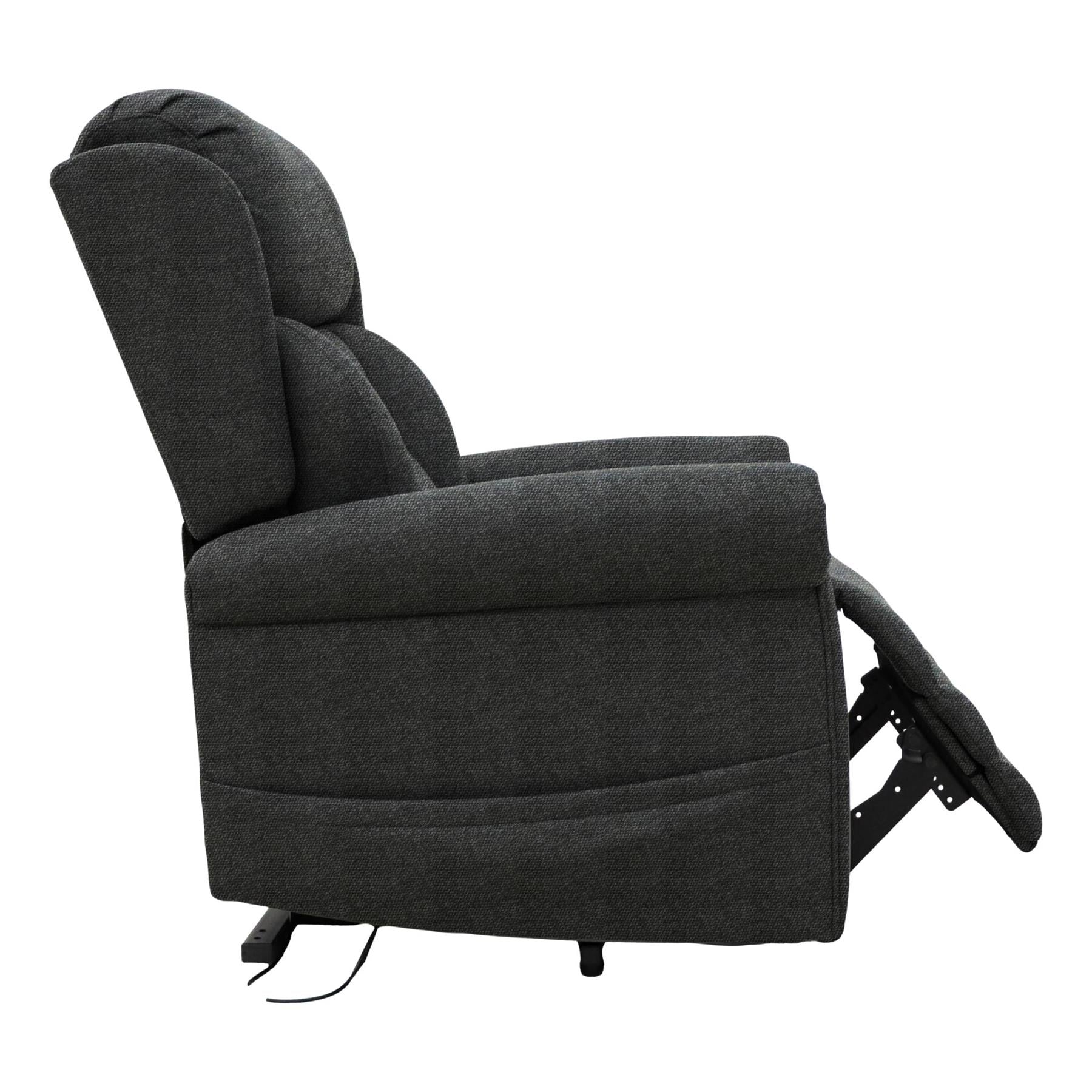 Nevis Petite – Triple Motor Riser Recliner Mobility Chair in Graphite Grey Fabric