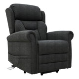 Nevis Petite – Dual Motor Riser Recliner Mobility Chair in Graphite Grey Fabric - Refurbished