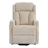 The Aspen Quad Motor Riser Recliner Mobility Lifting Chair in Natural Fabric - thumbnail 2