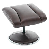 Sahara Swivel Recliner in Russet Leather - thumbnail 7