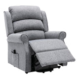 The Andover Dual Motor Riser Recliner Mobility Lift Chair in Stylish Grey Fabric - thumbnail 6