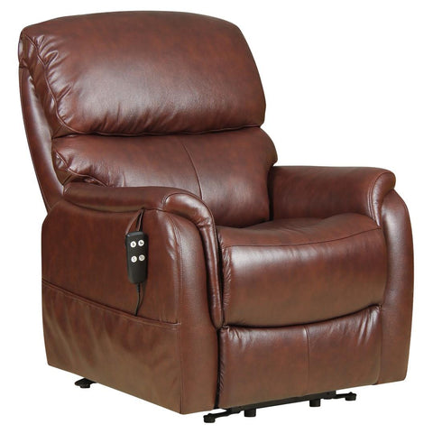 Montreal - Dual Motor Riser Recliner Electric Mobility Lifting Chair in Chestnut - Clearance - image 7