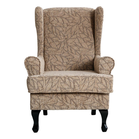Nelson Fireside Chair in Cocoa Fabric - 18.5" Height - Orthopedic Chair - Refurbished - image 2