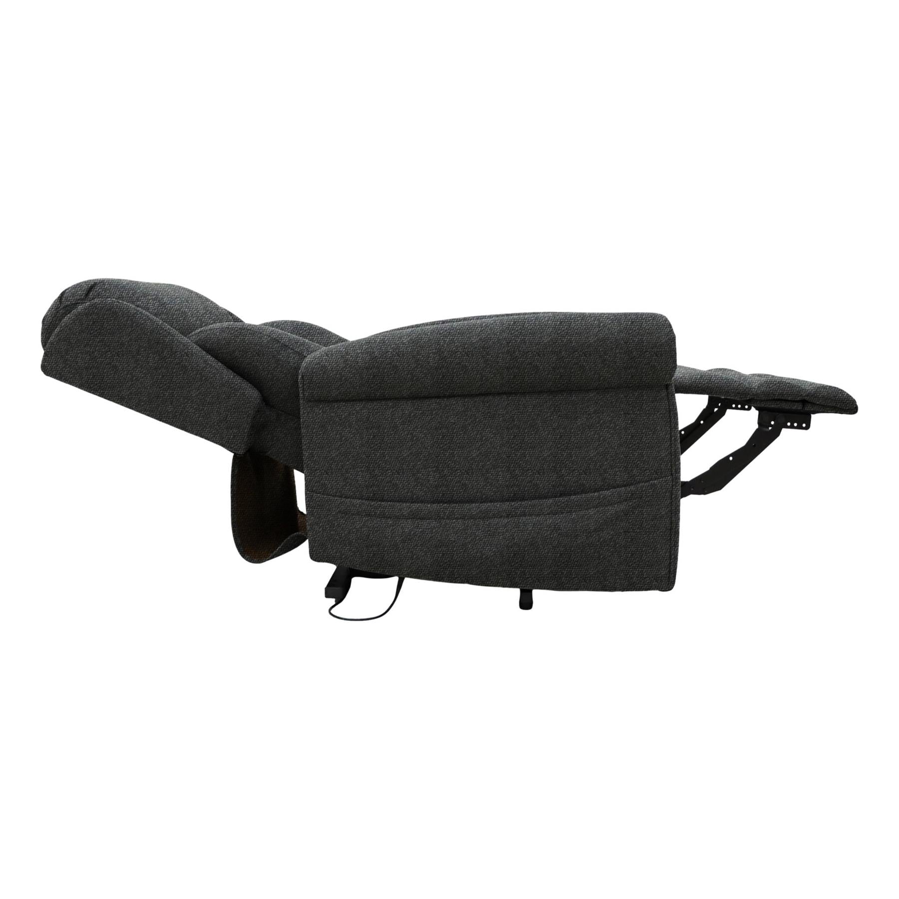 Nevis Petite – Dual Motor Riser Recliner Mobility Chair in Graphite Grey Fabric