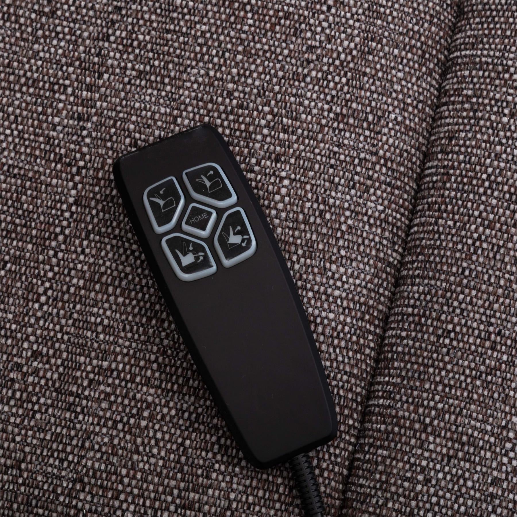 The Perth - Dual Motor Riser Recliner Mobility Chair in Lisbon Grey Fabric - Clearance - Minor Damage