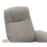 The Missouri Swivel Recliner Chair & Matching Footstool in Lunar Fabric - thumbnail 6
