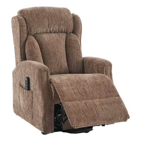 The Aspen Quad Motor Riser Recliner Mobility Lifting Chair in Truffle Fabric - image 4