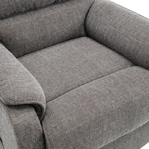Henley Riser Recliner Chair Dual Motor Heat & Massage Grey Fabric - Refurbished - image 7