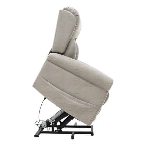 Nevis Grande – Triple Motor Riser Recliner Mobility Chair in Cream Fabric - image 8