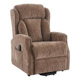 The Aspen Quad Motor Riser Recliner Mobility Lifting Chair in Truffle Fabric