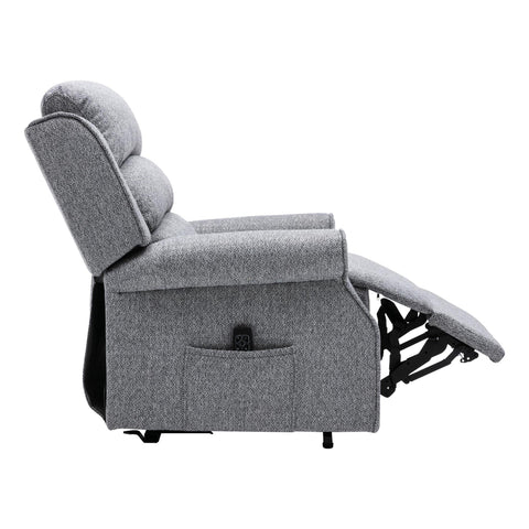 The Andover Dual Motor Riser Recliner Mobility Lift Chair in Stylish Grey Fabric - image 8