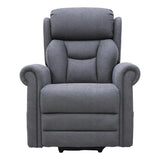Nevis Standard – Dual Motor Riser Recliner Mobility Chair in Grey Fabric - thumbnail 2