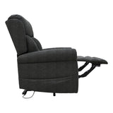Nevis Petite – Triple Motor Riser Recliner Mobility Chair in Graphite Grey Fabric - thumbnail 6